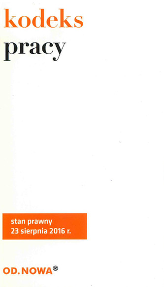 KODEKS PRACY 08.2016