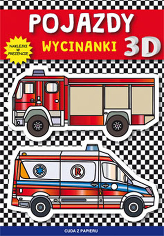 POJAZDY WYCINANKI 3D