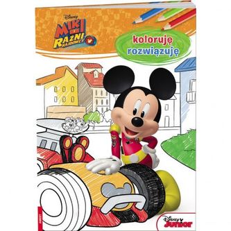 Miki i Raźni Rajdowcy Koloruję rozwiązuję