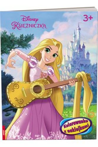 Disney Księżniczka Kolorowanka z naklejkami NA-61