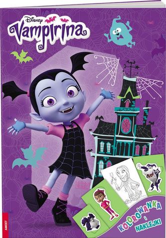Vampirina Kolorowanka z naklejkami