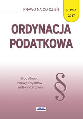 ORDYNACJA PODATKOWA 2017