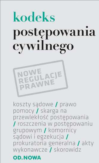 KODEKS POSTĘPOWANIA CYWILNEGO 01.02.2015 FOLIA