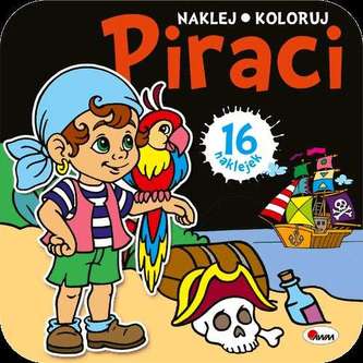 PIRACI NAKLEJ KOLORUJ PIRACI NAKLEJ KOLORUJ