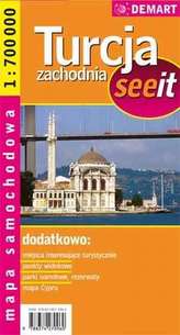 Turcja zachodnia see it - mapa samochodowa