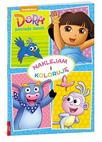 Dora poznaje świat. Naklejam i koloruję NAK-601