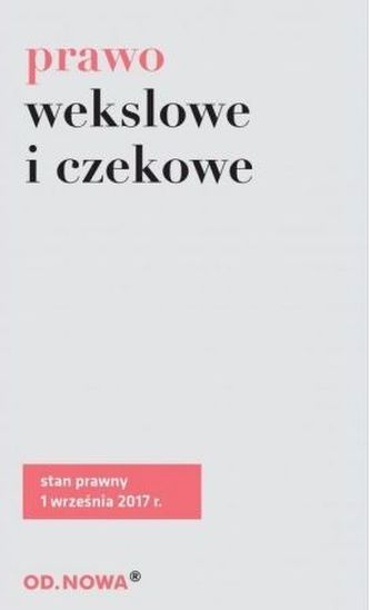 PRAWO WEKSLOWE I CZEKOWE 09 2017