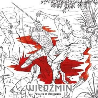 Wiedźmin Książka do Kolorowania