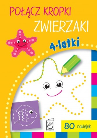 POŁĄCZ KROPKI ZWIERZAKI 4-LATEK