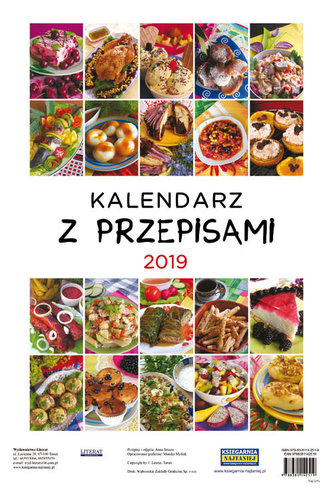 Kalendarz 2019 wieloplanszowy z przepisami