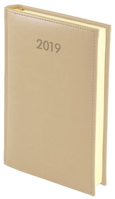 Kalendarz tygodniowy z notesem 2019 A4 nebraska BEŻ