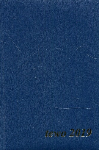 Kalendarz 2019 Książkowy dzienny Tewo B6 Tradycyjny