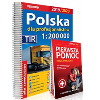 Polska dla profesjonalistów. Atlas w skali 1:200 000 + instrukcja pierwszej pomocy