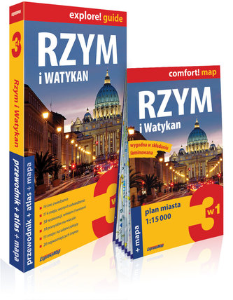 explore! guide. Rzym i Watykan 3w1. Przewodnik, atlas, mapa explore! guide. Rzym i Watykan 3w1. Przewodnik, atlas, mapa