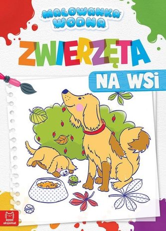 Malowanka wodna. Zwierzęta na wsi Malowanka wodna. Zwierzęta na wsi
