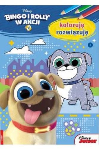 Bingo i Rolly w akcji Koloruję, rozwiązuję D-287