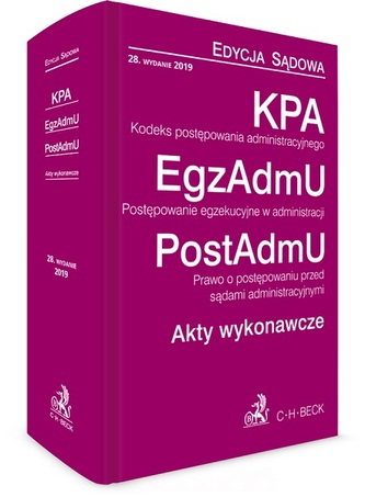 Kodeks postępowania administracyjnego. Postępowanie egzekucyjne w administracji. Prawo o postępowani