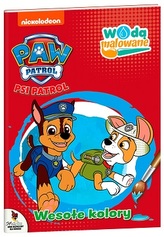 WESOŁE KOLORY WODĄ MALOWANE PSI PATROL
