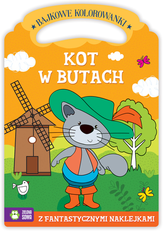 KOT W BUTACH BAJKOWE KOLOROWANKI