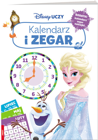 Disney uczy kraina lodu. Kalendarz i zegar ZEG-9301