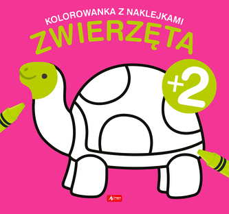 Zwierzęta. Kolorowanka z naklejkami