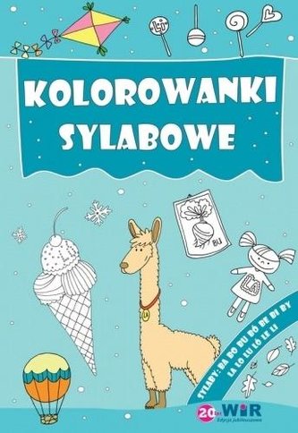 Kolorowanki sylabowe. Sylaby ze spółgłoskami B i L Kolorowanki sylabowe. Sylaby ze spółgłoskami B i L