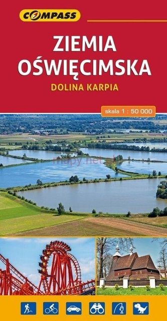 Mapy turystyczne - Ziemia Oświęcimska 1:50 000 Mapy turystyczne - Ziemia Oświęcimska 1:50 000