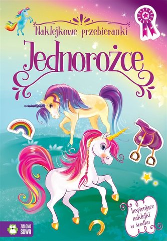 Naklejkowe przebieranki. Jednorożce Naklejkowe przebieranki. Jednorożce