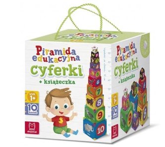 Piramida edukacyjna. Cyferki + książeczka Piramida edukacyjna. Cyferki + książeczka