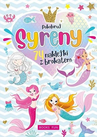 Kolorowanka z naklejkami - Syreny Kolorowanka z naklejkami - Syreny