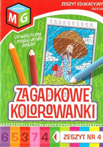 Zagadkowe Kolorowanki nr 4