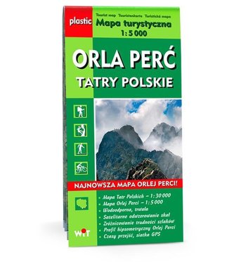 Mapa turystyczna Tatry Polskie - Orla Perć WIT Mapa turystyczna Tatry Polskie - Orla Perć WIT