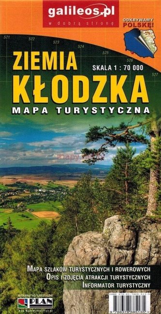 Mapa turystyczna - Ziemia Kłodzka 1:70 000 Mapa turystyczna - Ziemia Kłodzka 1:70 000