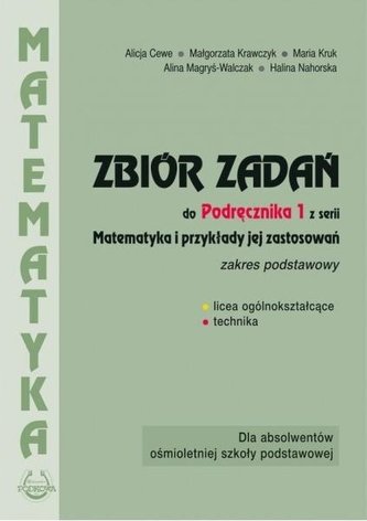 Matematyka i przykłady zast.1 LO zbiór zadań ZP Matematyka i przykłady zast.1 LO zbiór zadań ZP