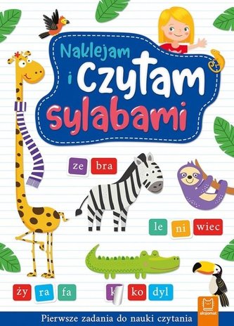 Naklejam i czytam sylabami. Pierwsze zadania