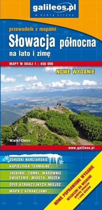 Przwodnik z mapami - Słowacja Płn. na lato i zimę Przwodnik z mapami - Słowacja Płn. na lato i zimę