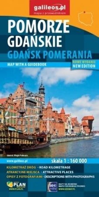 Mapa z przewodnikiem -Pomorze Gdańskie w.niemiecka Mapa z przewodnikiem -Pomorze Gdańskie w.niemiecka