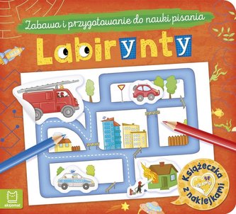 Labirynty. Książeczka z naklejkami Labirynty. Książeczka z naklejkami