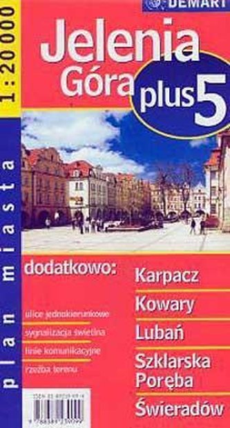 Plan Miasta Jelenia Góra Plus 5   DEMART