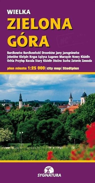 Wielka Zielona Góra plan miasta 1:12 000 Wielka Zielona Góra plan miasta 1:12 000