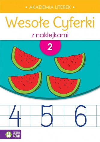 Wesołe cyferki z naklejkami. Zeszyt 2 Wesołe cyferki z naklejkami. Zeszyt 2