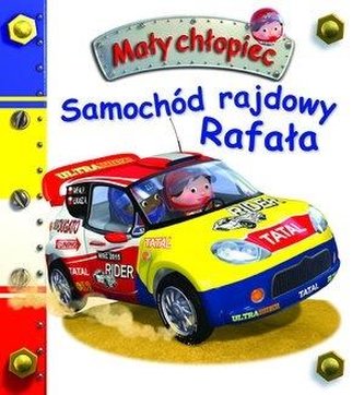 Mały chłopiec. Samochód rajdowy Rafała Mały chłopiec. Samochód rajdowy Rafała