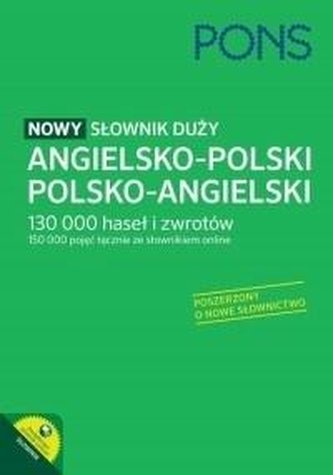 Nowy słownik duży ang-pol-ang PONS