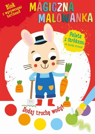 Magiczna malowanka z farbkami - Królik Magiczna malowanka z farbkami - Królik