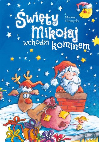 Święty Mikołaj wchodzi kominem