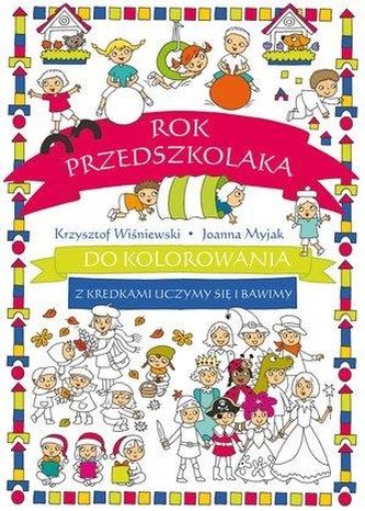 Rok przedszkolaka do kolorowania..