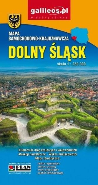 Mapa samochodowo-kraj. - Dolny Śląsk 1:250 000 w.7 Mapa samochodowo-kraj. - Dolny Śląsk 1:250 000 w.7