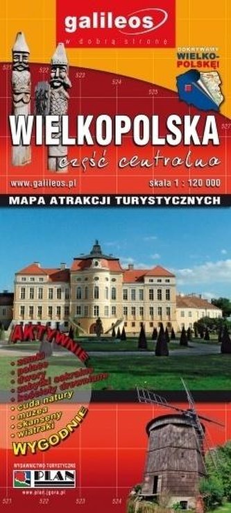Mapa atrakcji tur. - Wielkopolska cz. centralna Mapa atrakcji tur. - Wielkopolska cz. centralna