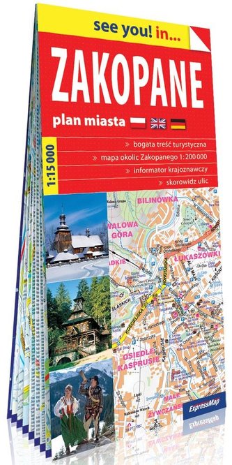 See you! in...Zakopane 1:15 000 plan miasta