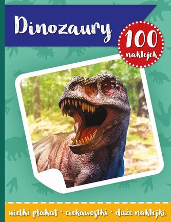 100 naklejek. Dinozaury w.2